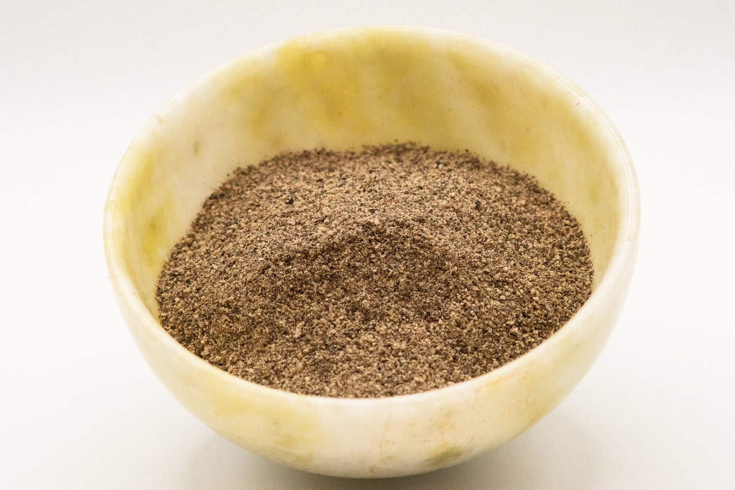 Black pepper - freshly ground Tellicherry peppercorns.